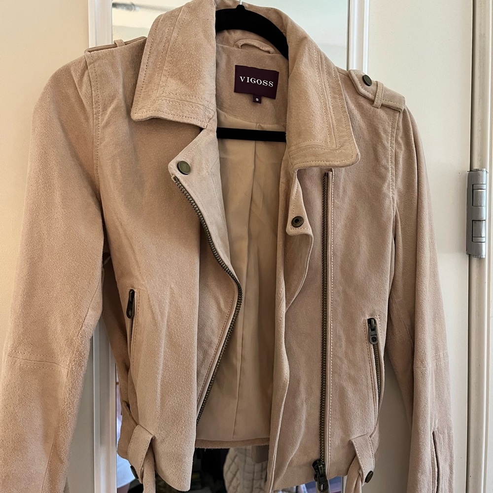 Vigoss Pink Suede Jacket